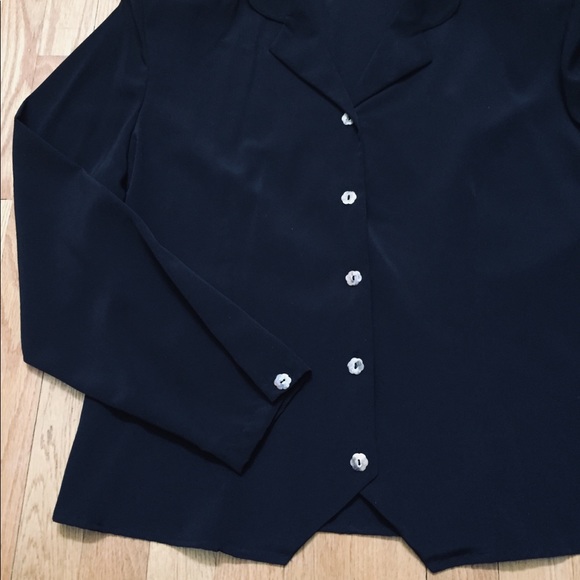 Liz Claiborne The Villager Blouse. Long Sleeve NWT - Picture 4 of 11